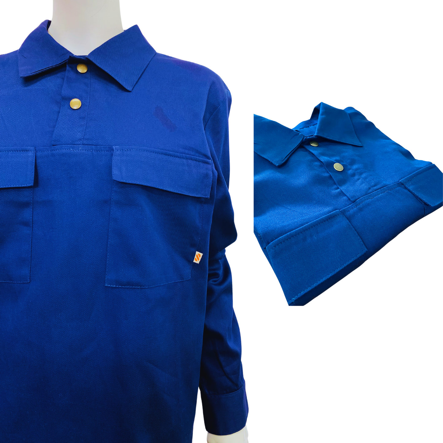 Trade Shirt two Pockets (UNISEX) - Blue