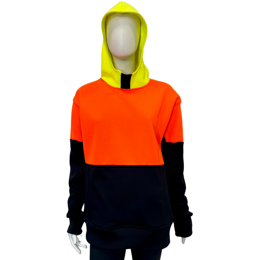 Hoodie Orange/Black (Yellow Cap)