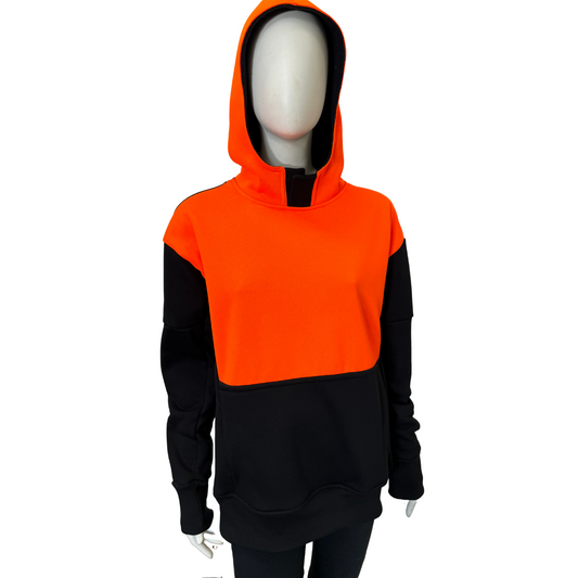 HI-VIS Hoodie (Orange/Black)